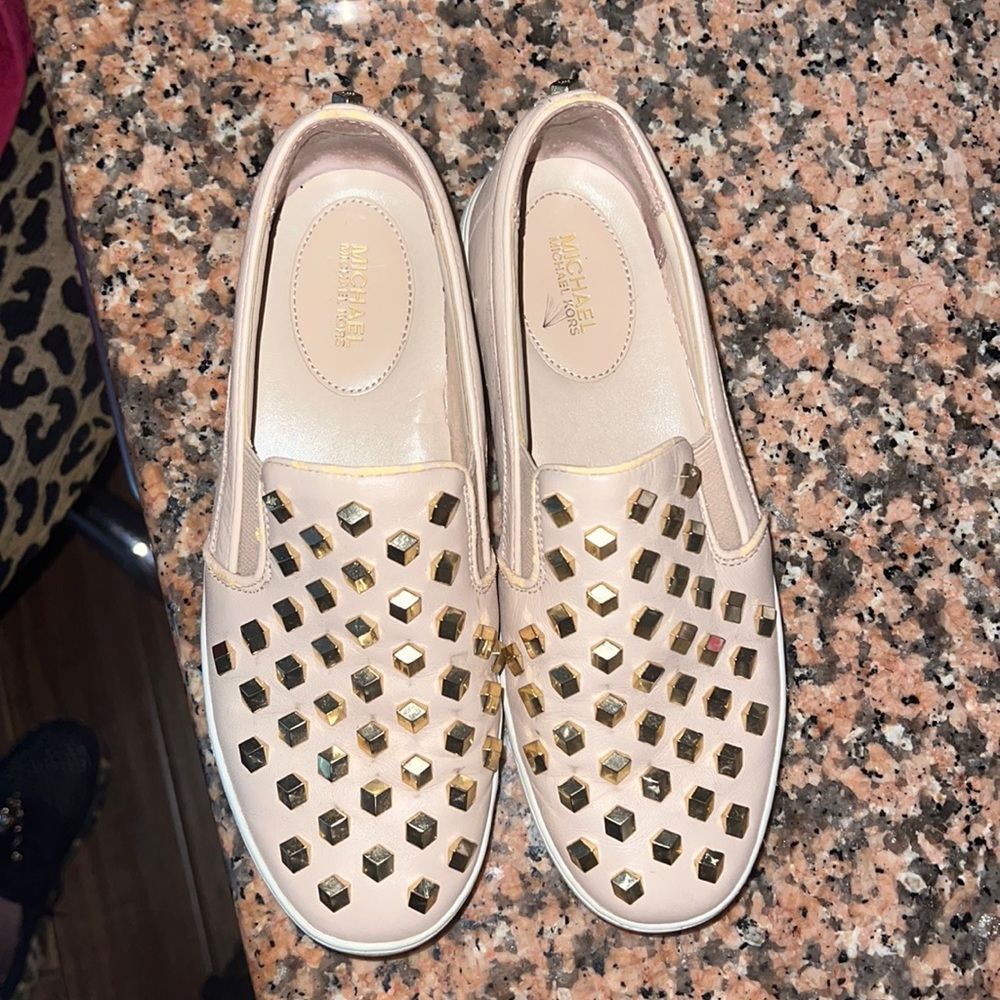 Michael Kors studded slip on 6.5